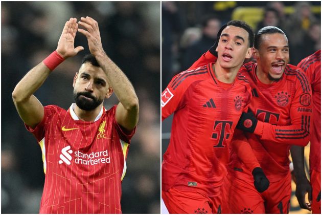 Mohamed Salah, Jamal Musiala, and Leroy Sane