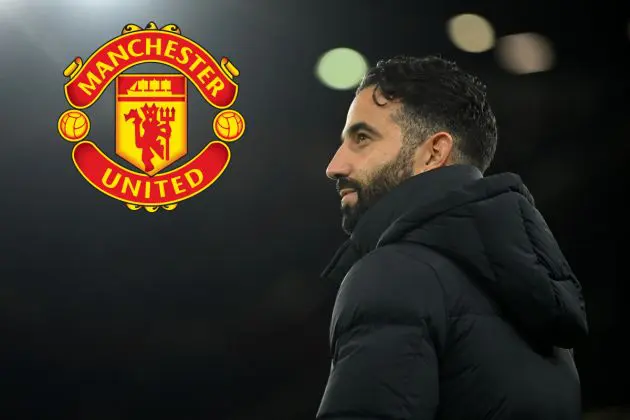 Man United manager Ruben Amorim