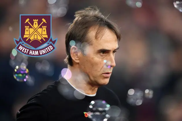 West Ham United manager Julen Lopetegui