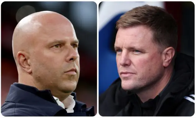 Arne Slot and Eddie Howe