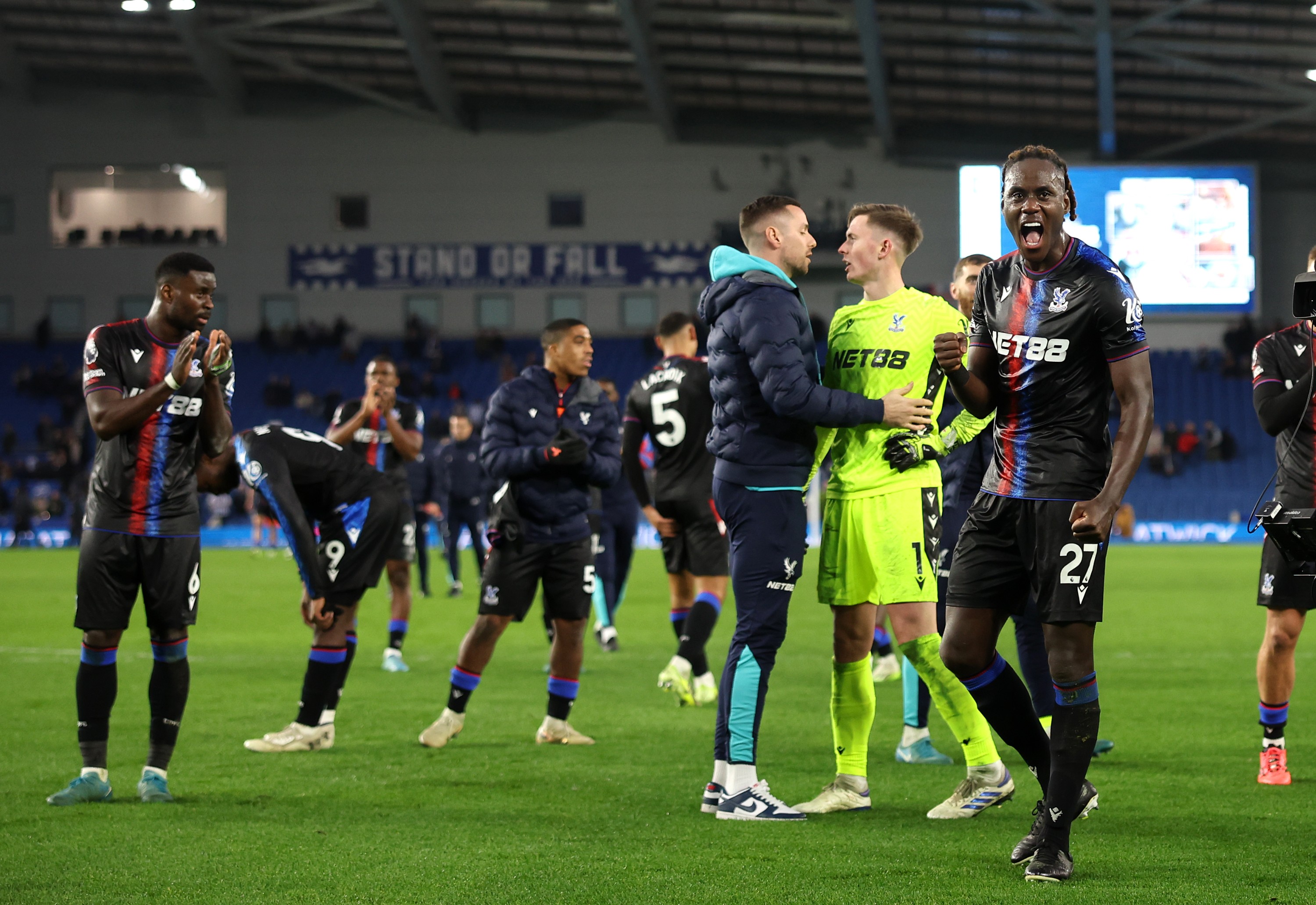Trevoh Chalobah of Crystal Palace celebrates