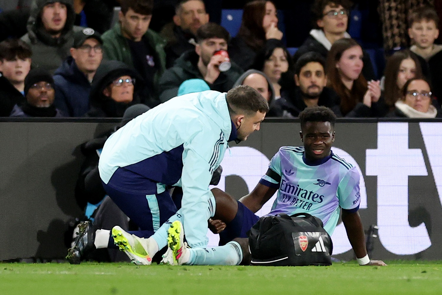 Arsenal winger Bukayo Saka