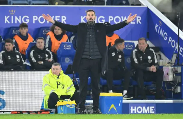 Leicester City manager Ruud van Nistelrooy