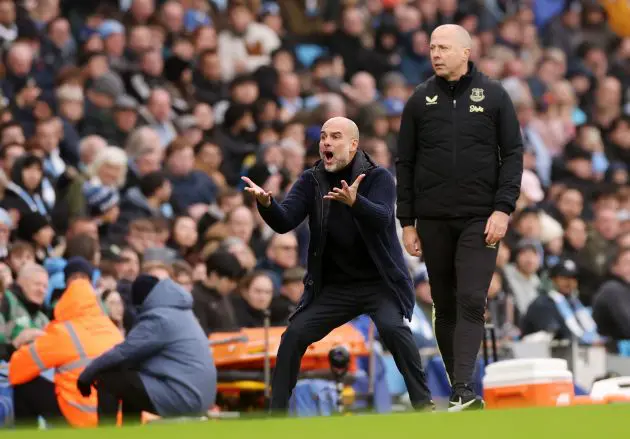 Pep Guardiola of Manchester City