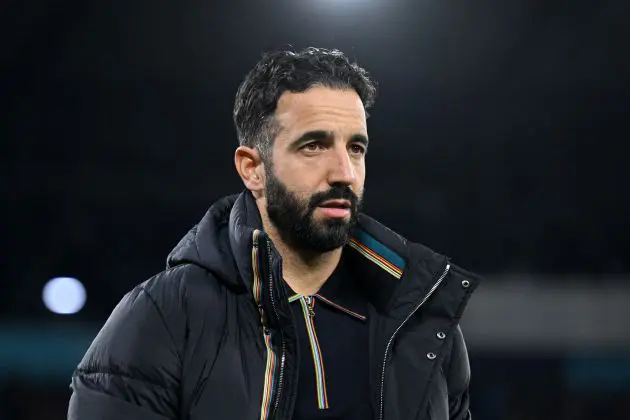 Man United manager Ruben Amorim.
