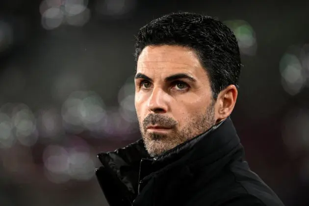 Arsenal manager Mikel Arteta