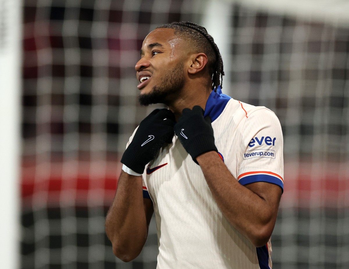 Christopher Nkunku in action for Chelsea