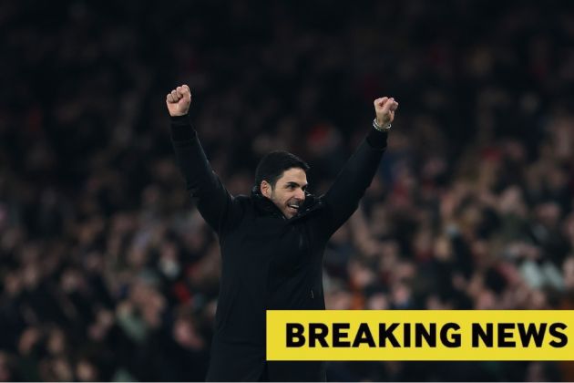 Mikel Arteta breaking news image