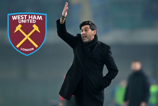 Paulo Fonseca shouts instructions during an AC Milan game