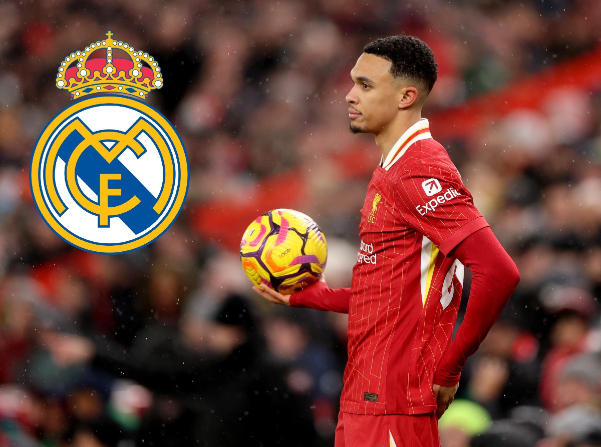 Trent Alexander-Arnold in action for Liverpool against Man United