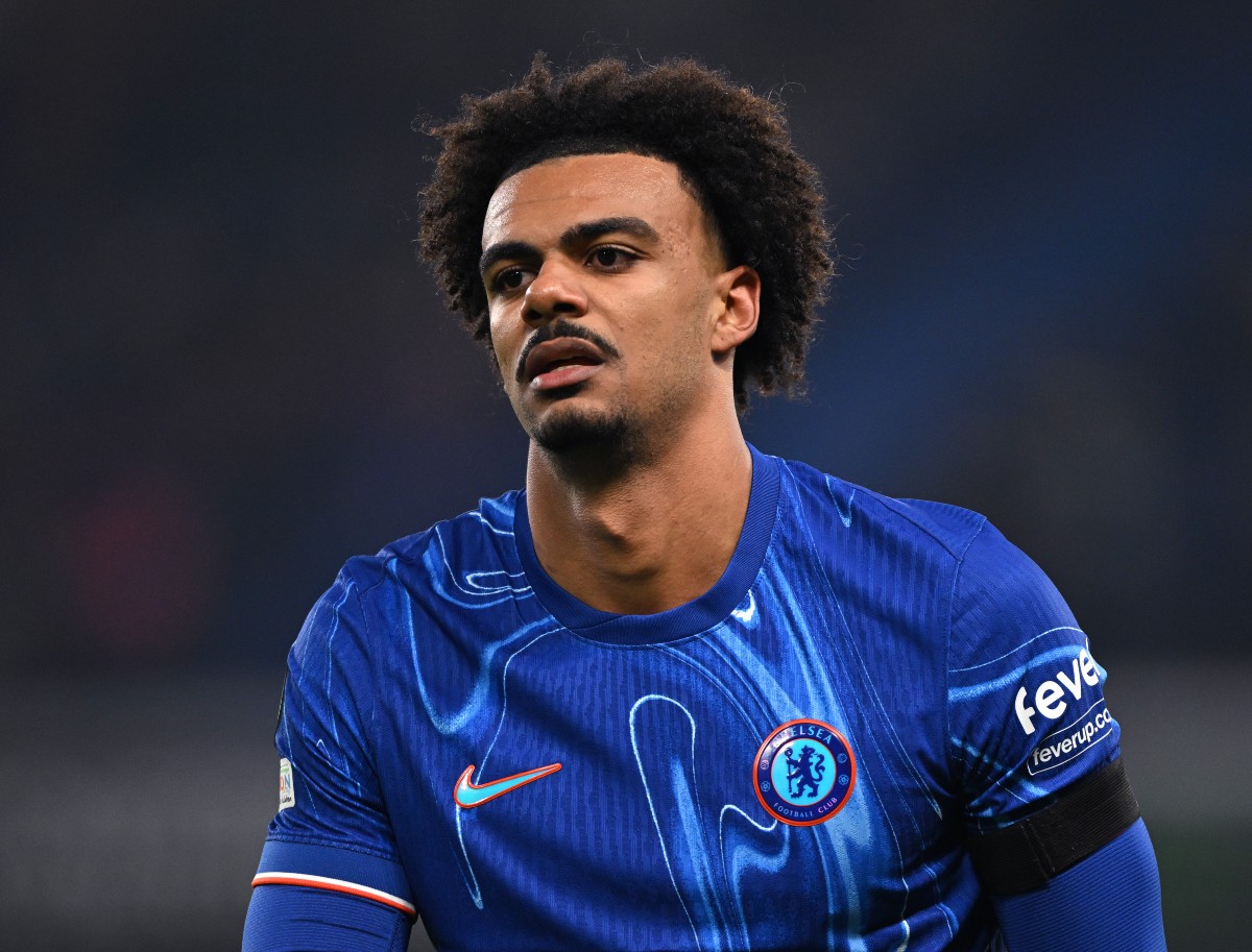Renato Veiga in action for Chelsea