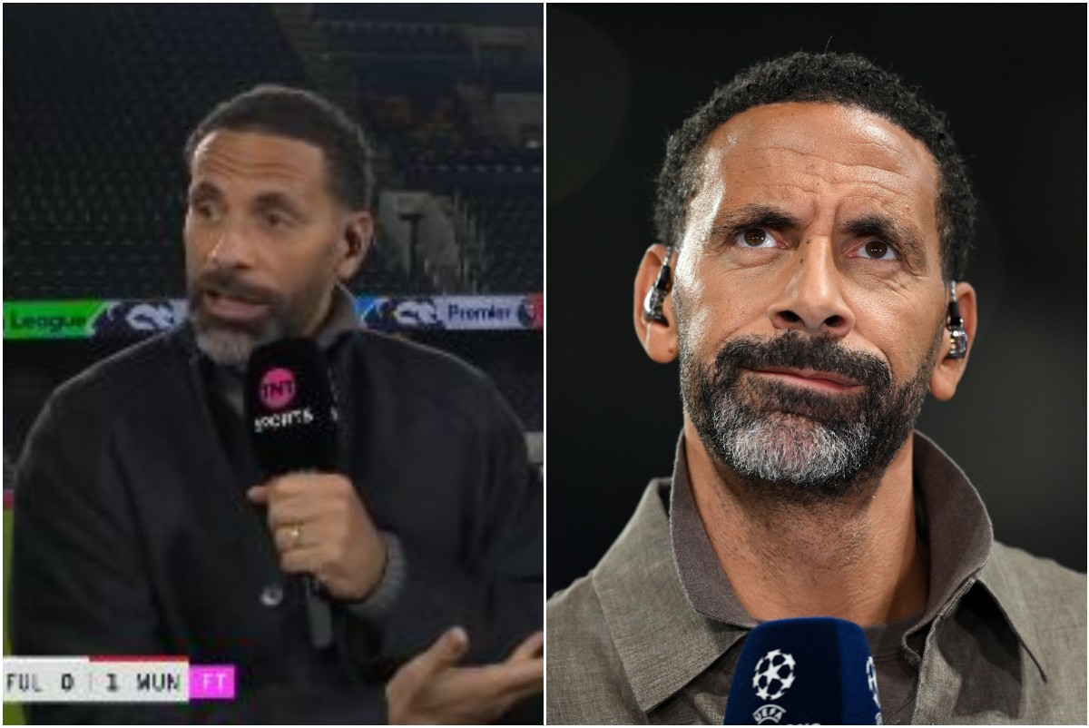 Rio Ferdinand on punditry duty