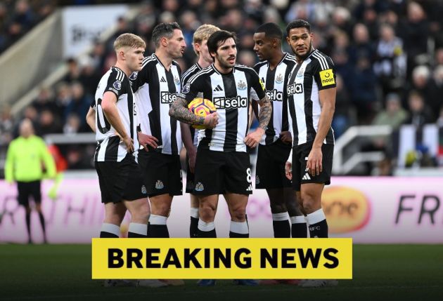 Sandro Tonali and Alexander Isak of Newcastle United