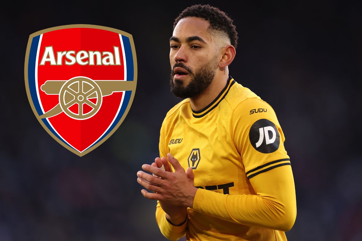 Arsenal target Matheus Cunha in action for Wolves