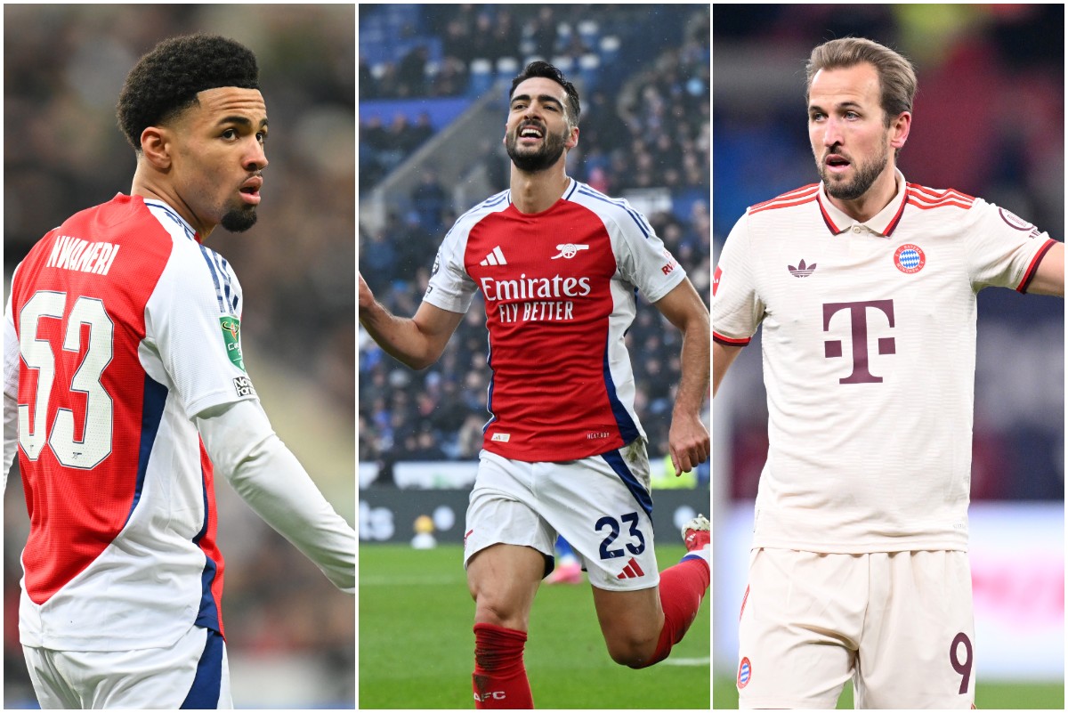 Ethan Nwaneri, Mikel Merino, and Harry Kane