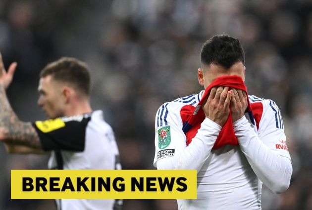Gabriel Martinelli goes off injured during Newcastle vs Arsenal