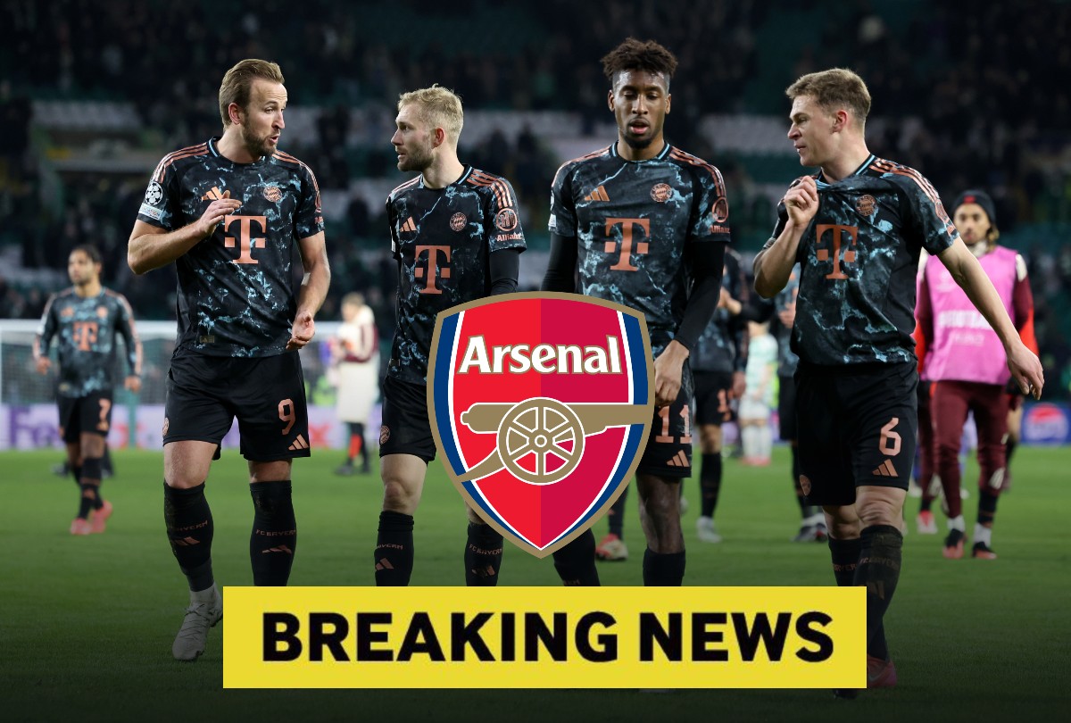 Harry Kane and his Bayern Munich teammates walk off after the game against Celtic