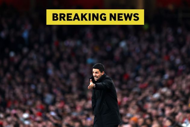 Arsenal manager Mikel Arteta during the win over Man City