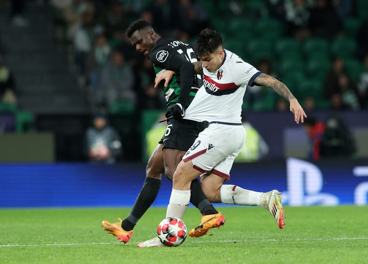 Ousmane Diomande in action for Sporting CP