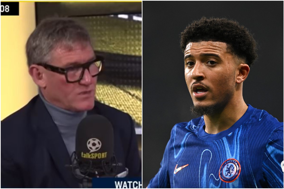 Simon Jordan and Jadon Sancho