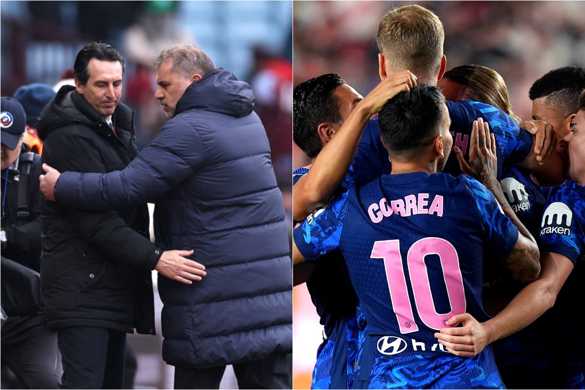 Unai Emery, Ange Postecoglou and Conor Gallagher