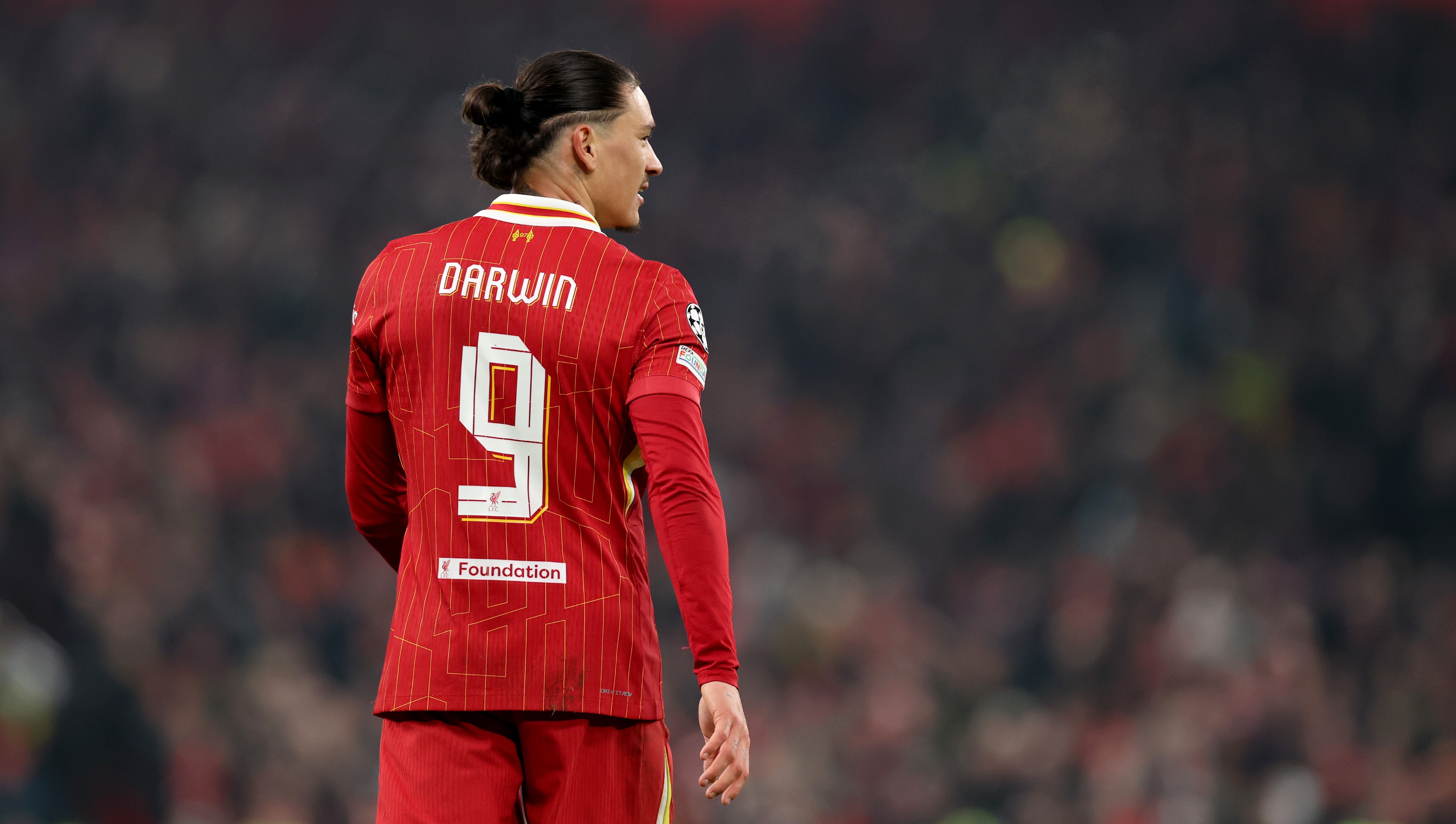 Darwin Nunez of Liverpool during the UEFA Champions League 2024/25 League Phase MD7 match against LOSC.