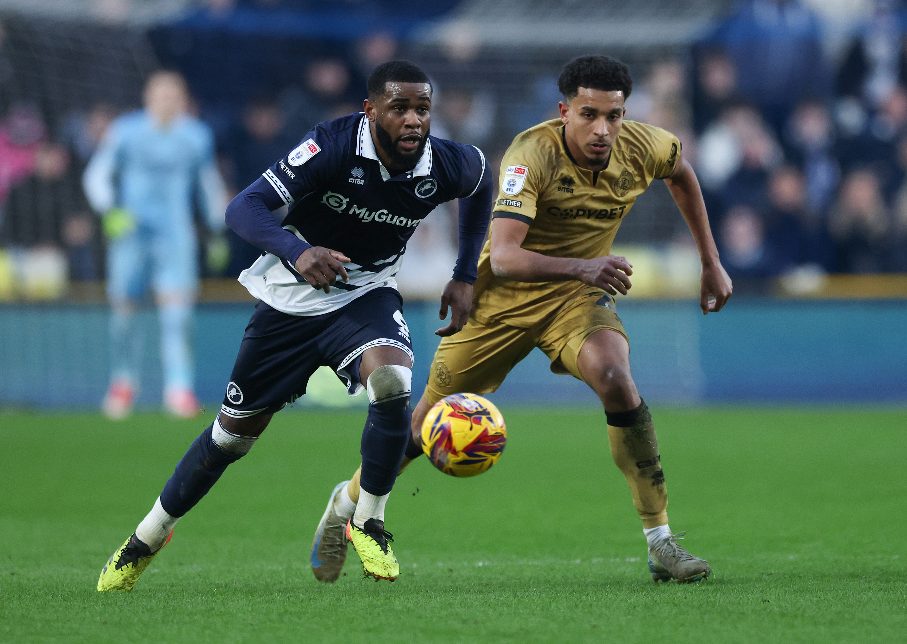 Japhet Tanganga runs with the ball