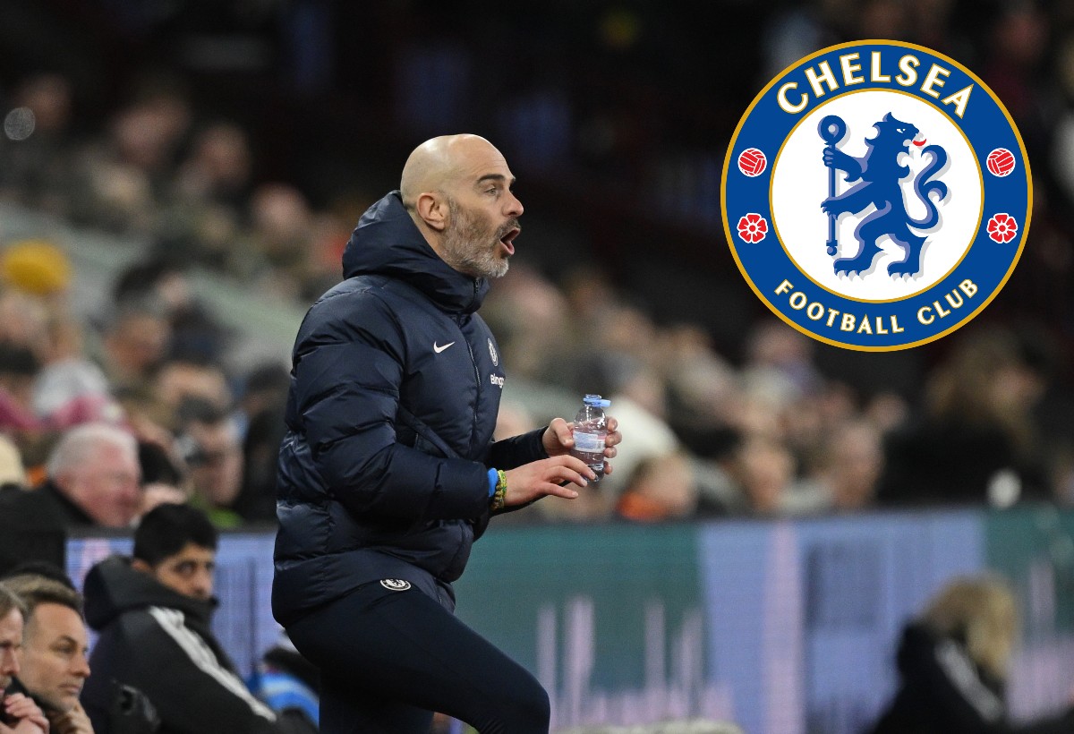 Chelsea manager Enzo Maresca during the defeat to Aston Villa