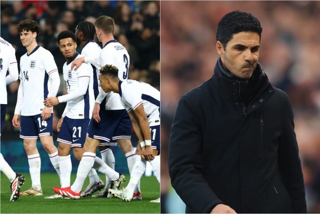 Ethan Nwaneri and Mikel Arteta