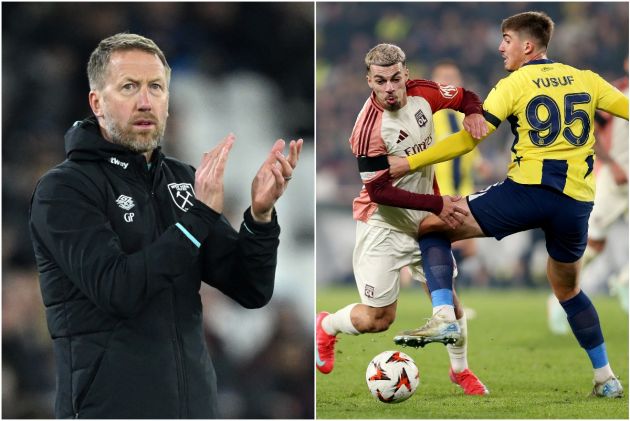 Graham Potter and Georges Mikautadze