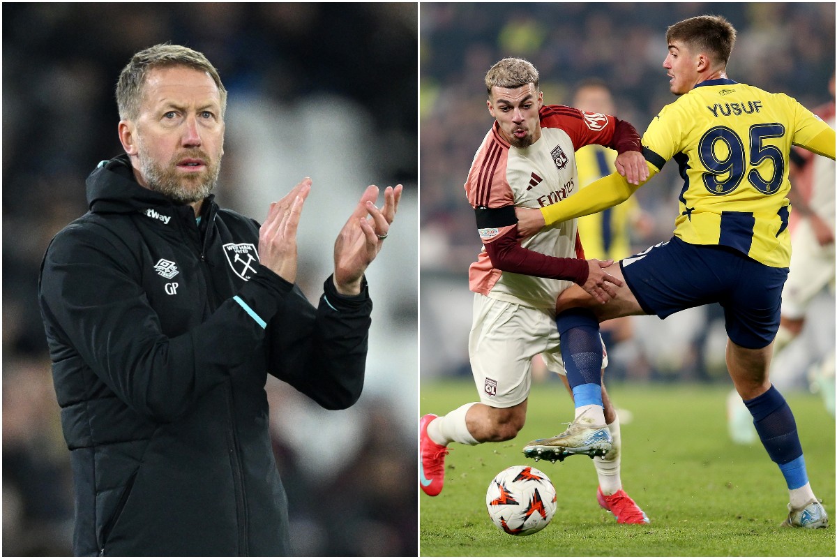 Graham Potter and Georges Mikautadze