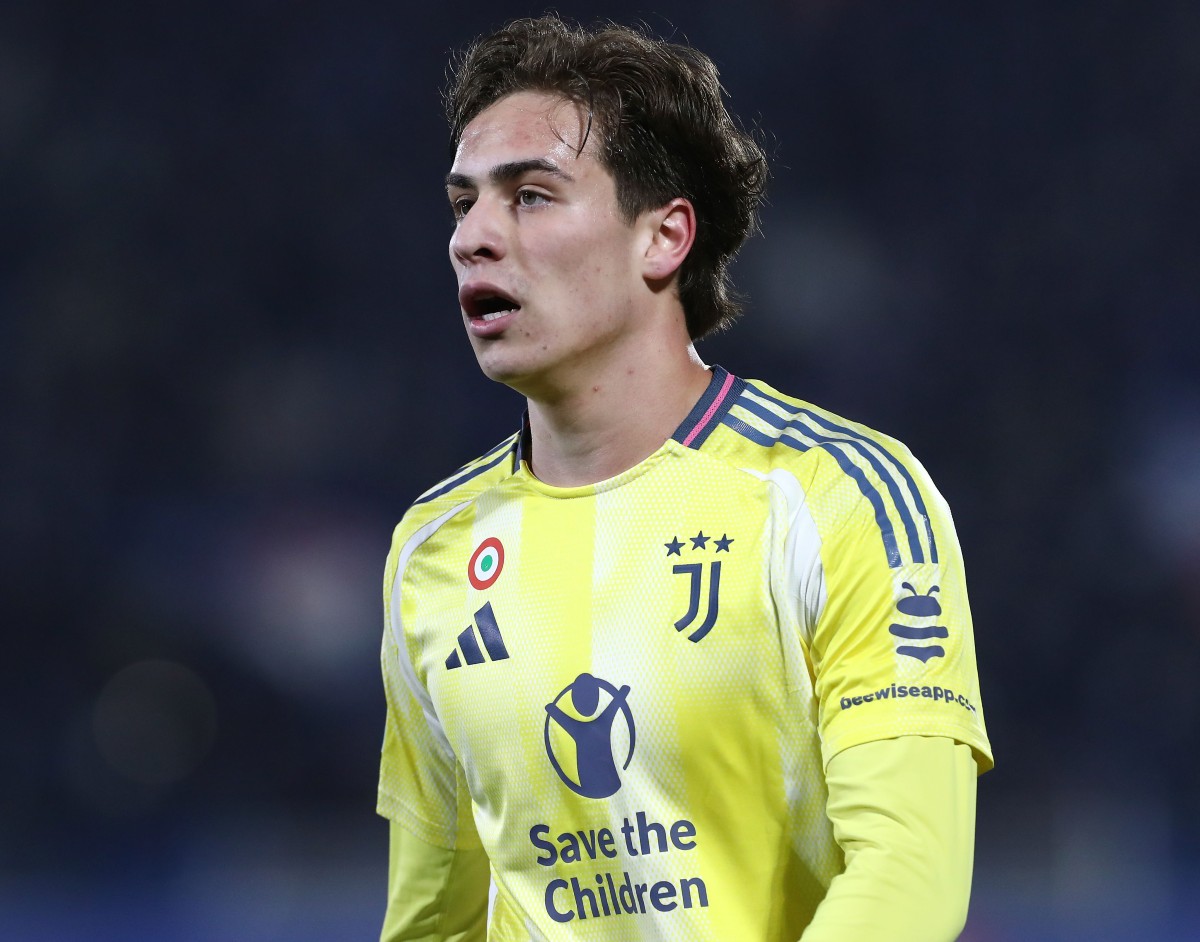 Kenan Yildiz in action for Juventus