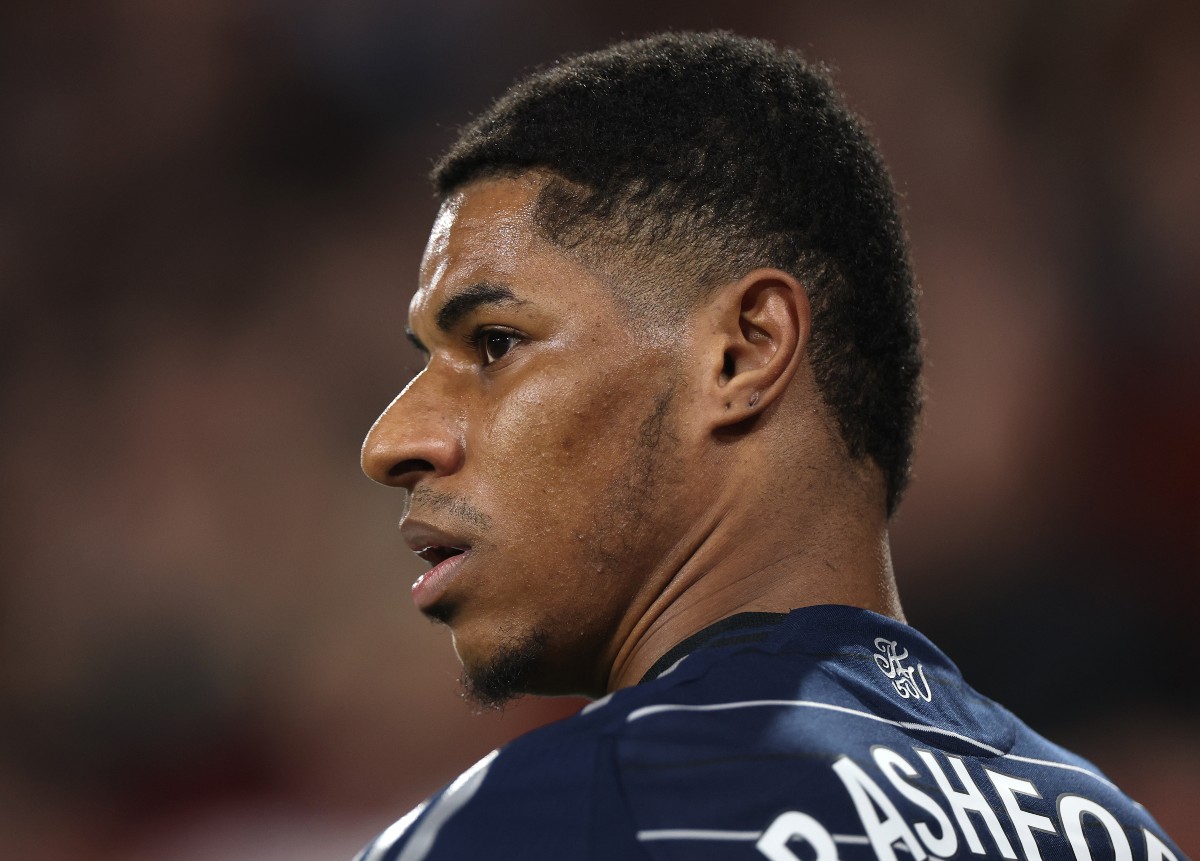 Marcus Rashford of Aston Villa