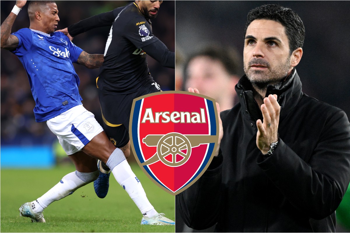 Matheus Cunha and Mikel Arteta