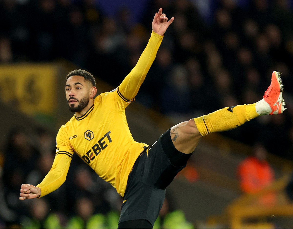 Matheus Cunha in action for Wolves