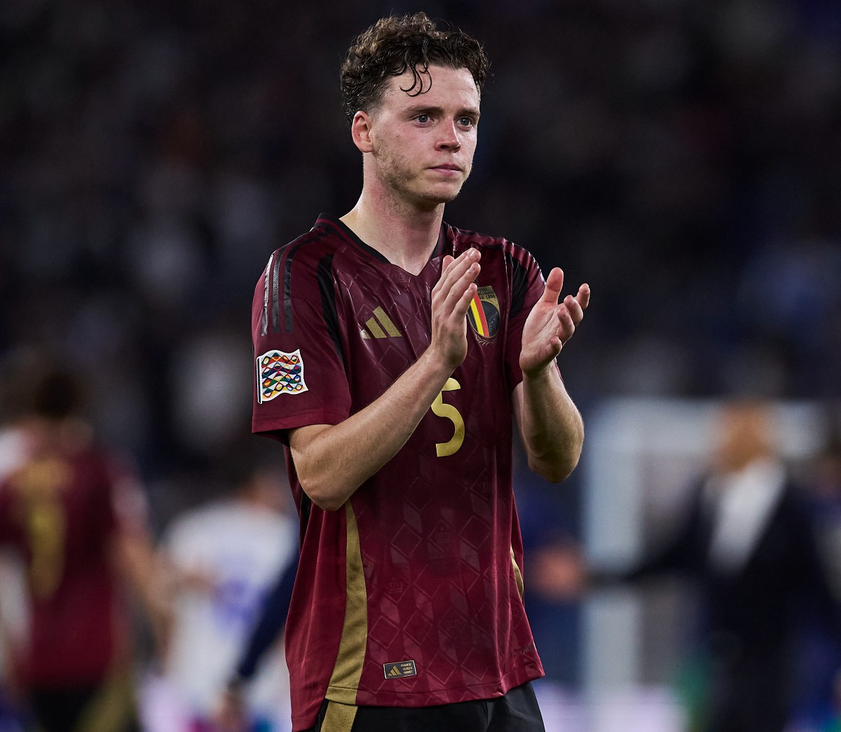Maxim De Cuyper in action for the Belgian national team