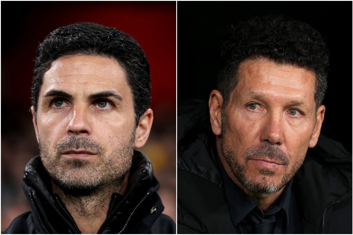 Mikel Arteta and Diego Simeone
