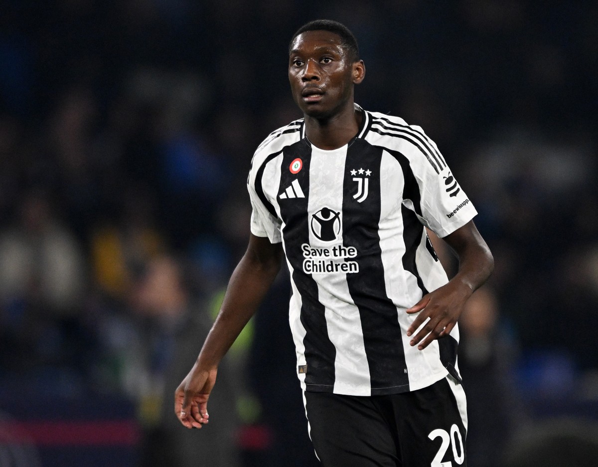 Randal Kolo Muani of Juventus in action vs Napoli