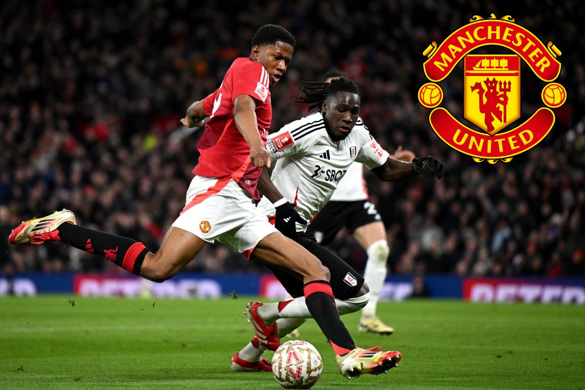 Chido Obi-Martin on the ball for Man United