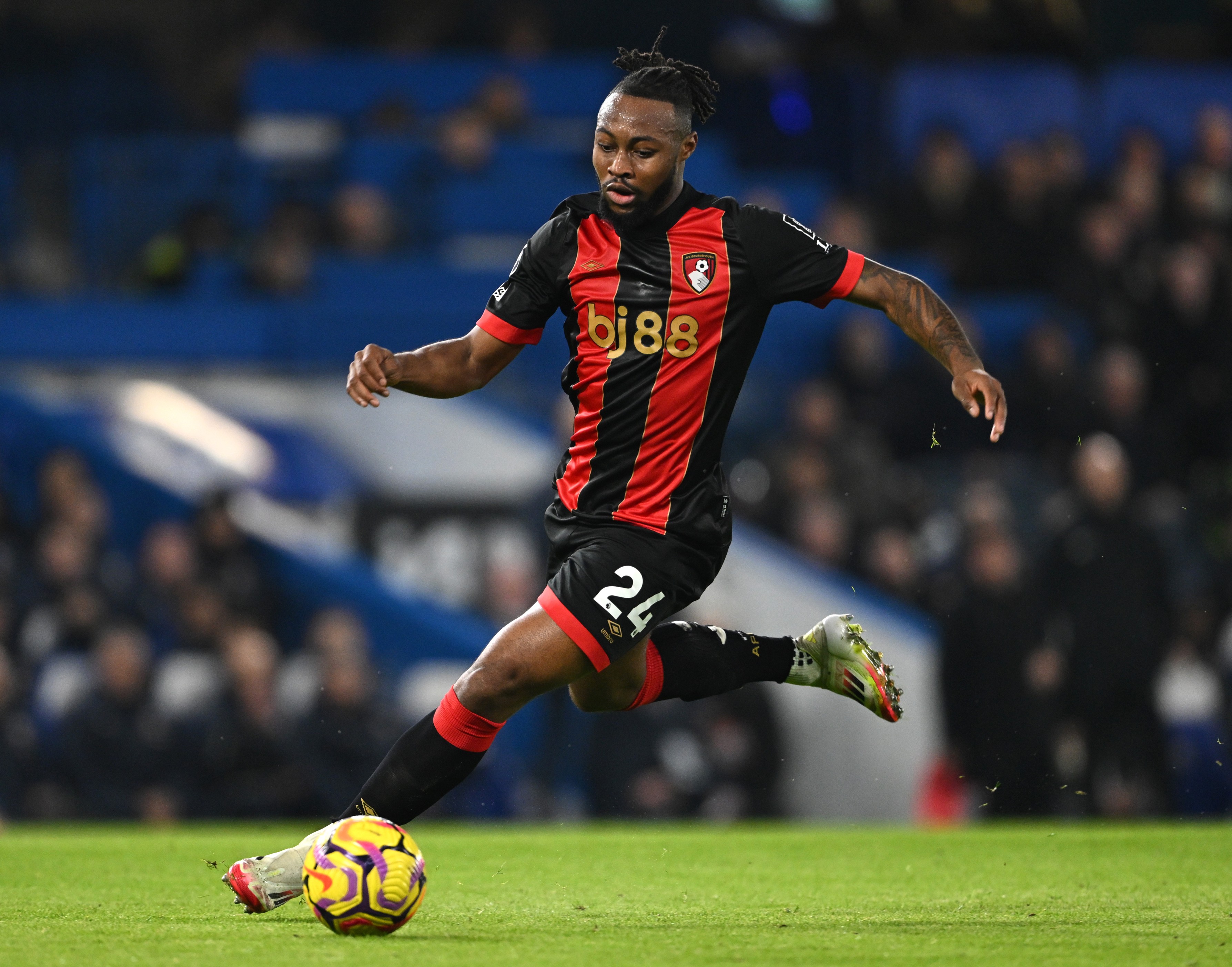 Antoine Semenyo in action for Bournemouth