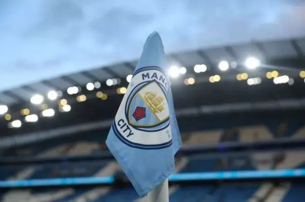 Man City's corner flag