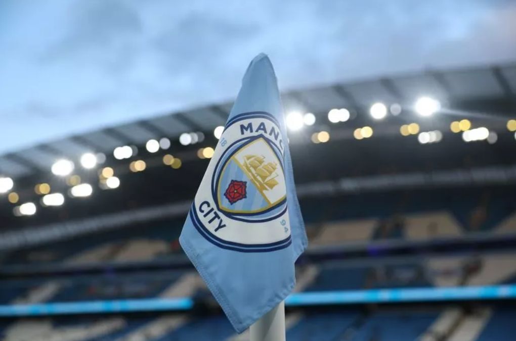 Man City's corner flag