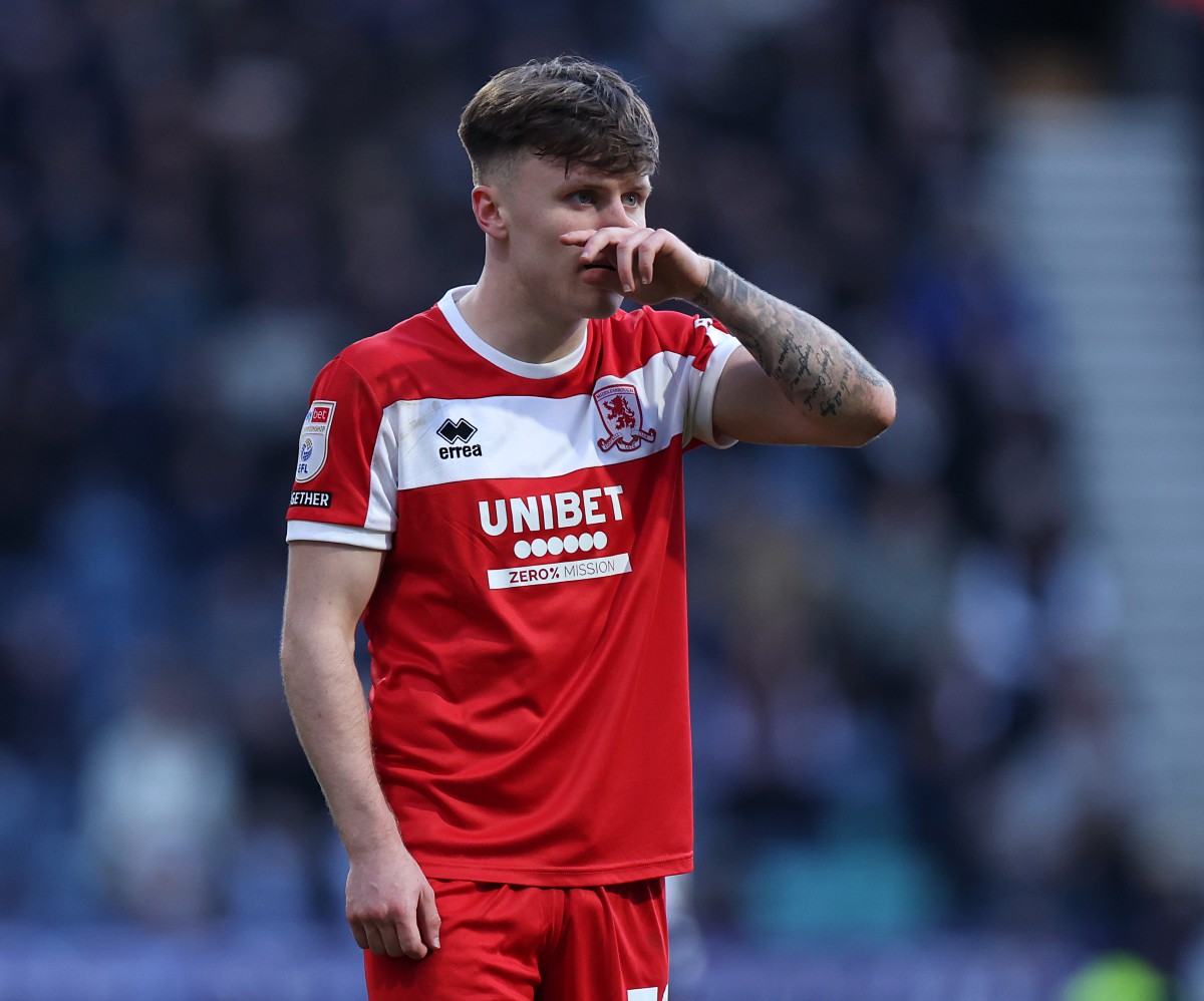 Ben Doak in action for Middlesbrough