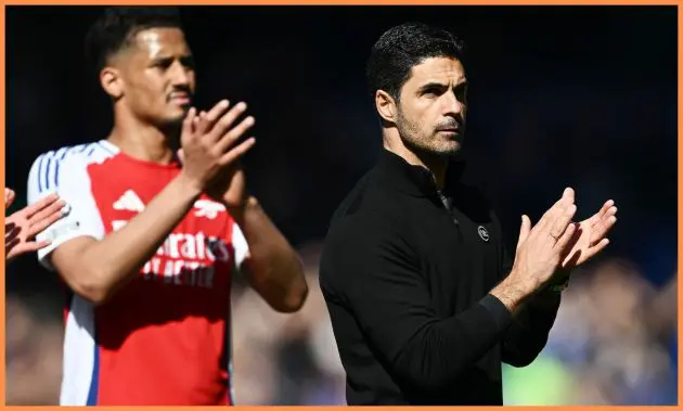 Arsenal manager Mikel Arteta