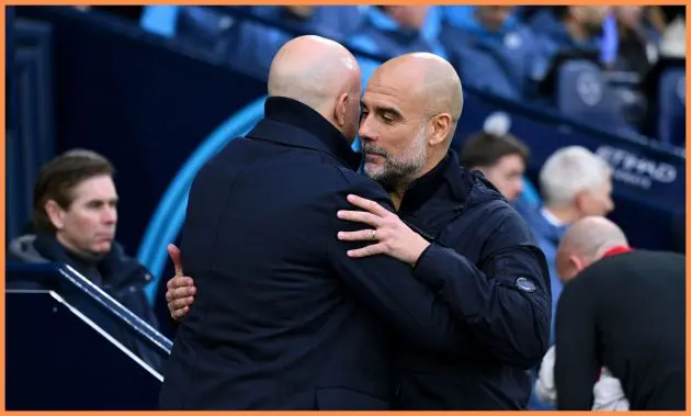 Arne Slot Pep Guardiola