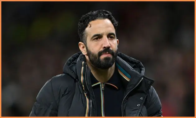 Man United manager Ruben Amorim