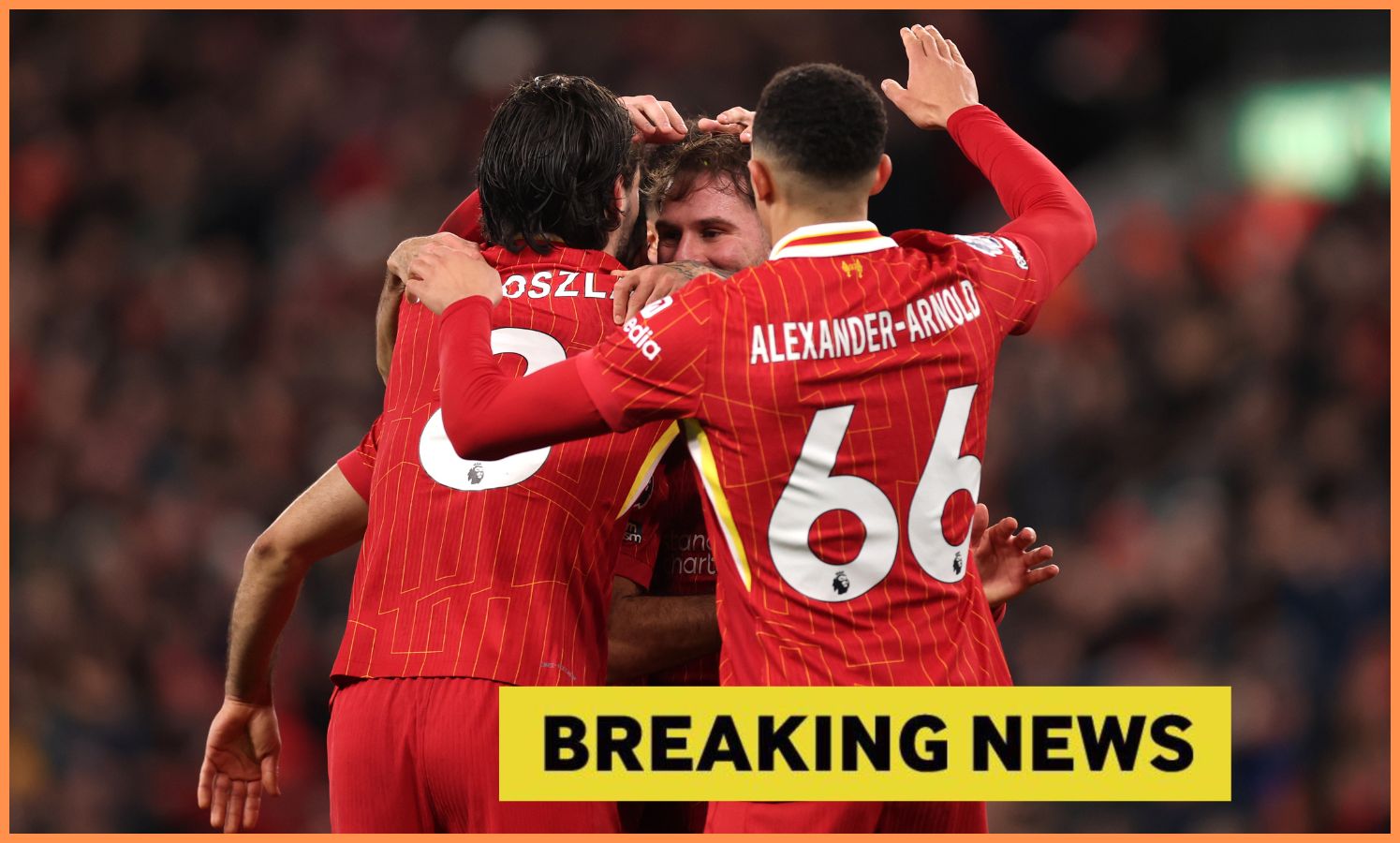 Liverpool players breaking news