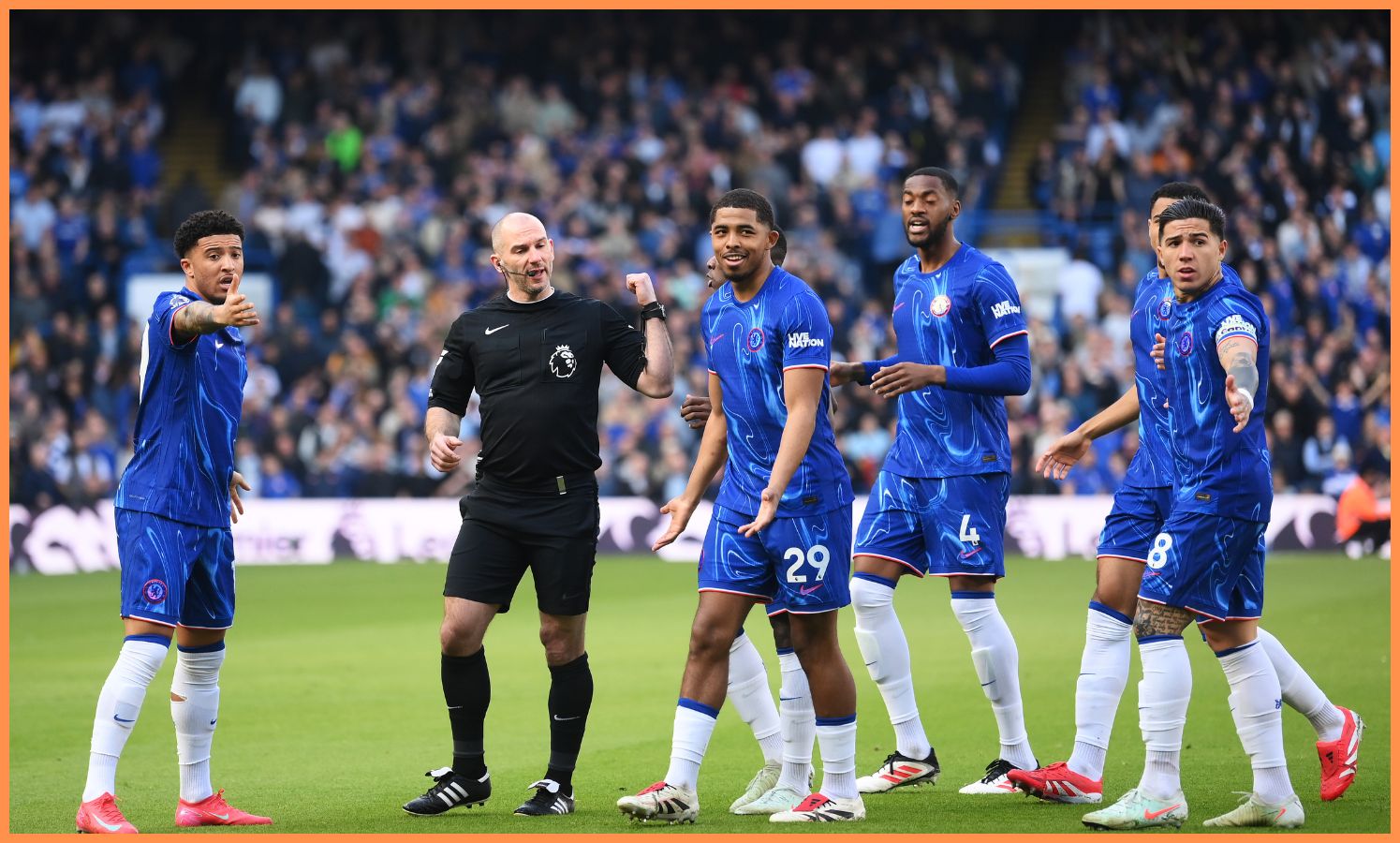 Chelsea players