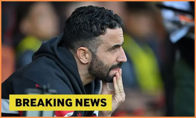 Man United manager Ruben Amorim