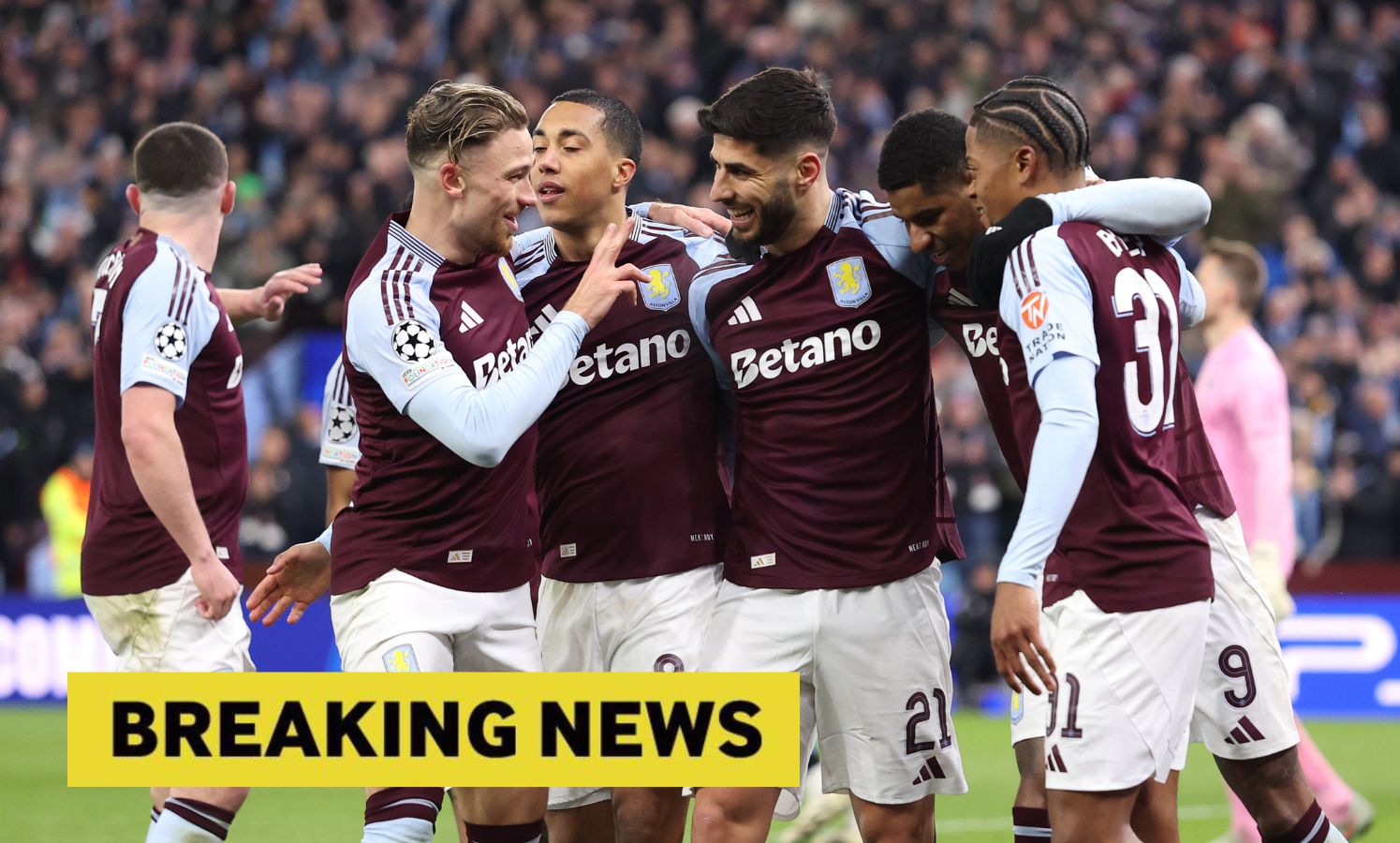 Aston Villa players breaking news